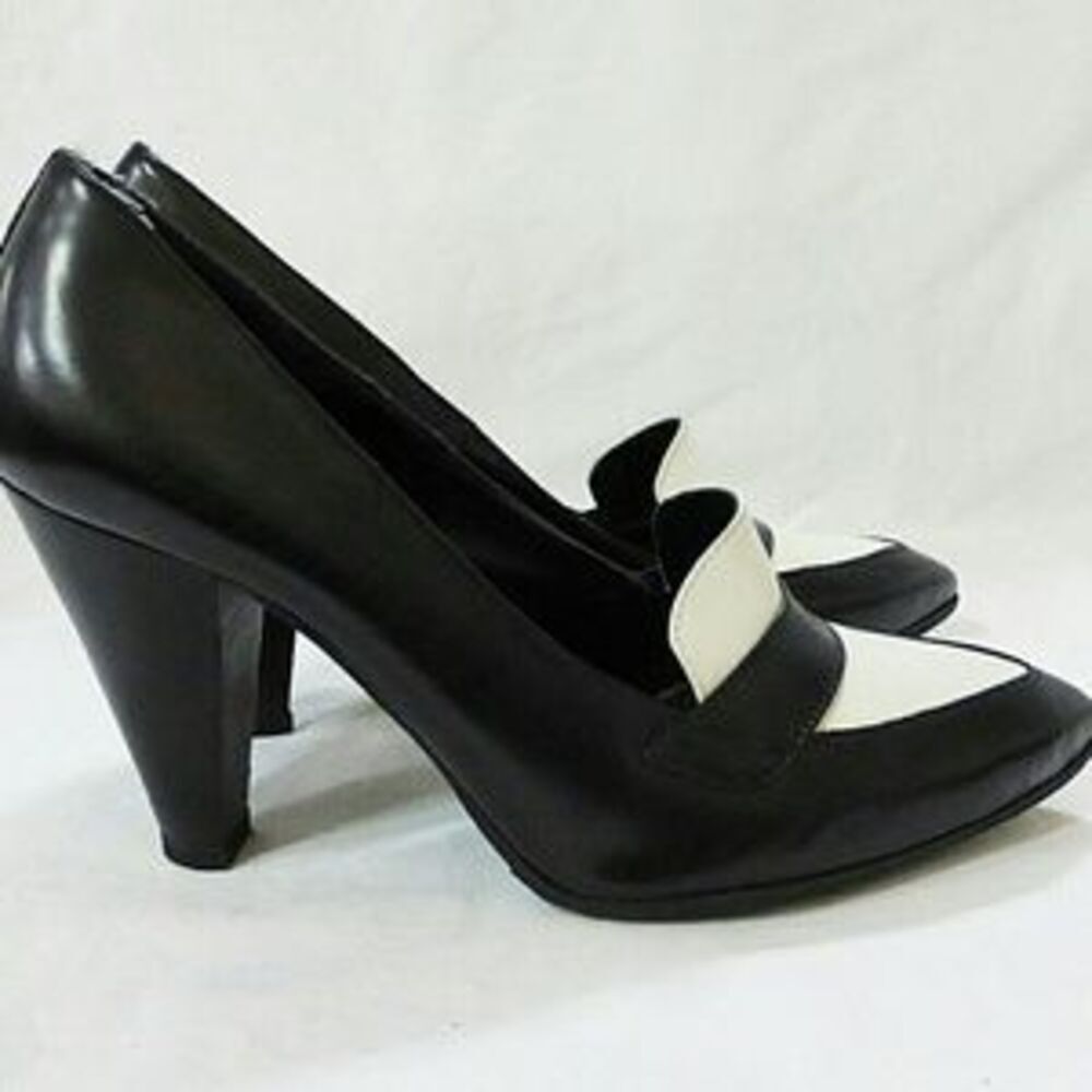 Anna F. High heels leather Italy size 37/7 - Picture 2 of 4